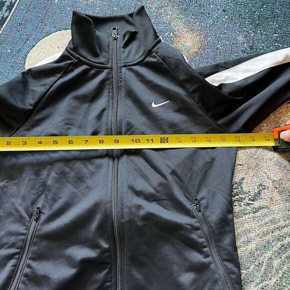 Nike The Athletic Dept Full Zip Track Jacket Black White Stripes Size S SP Y2K - Picture 12 of 15